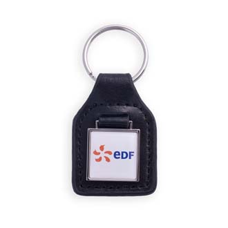 porte cles carre logo entreprise