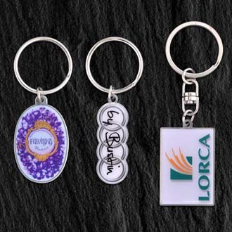 porte cles inox logo entreprise 5