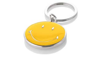 Smiley key chain