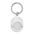 porte cles jeton at30p logo cadeau blanc  5